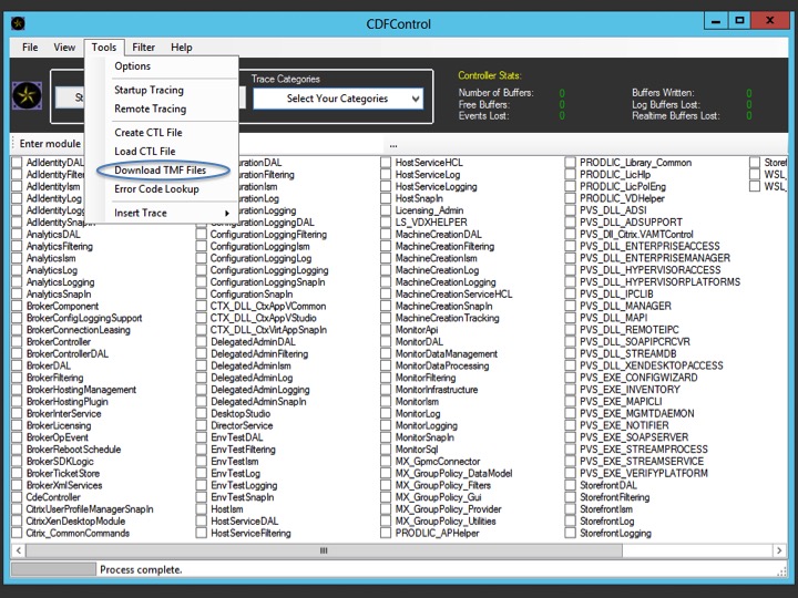 citrix tmf files